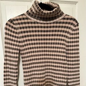Anthropologie Mauve Turtleneck Sweater